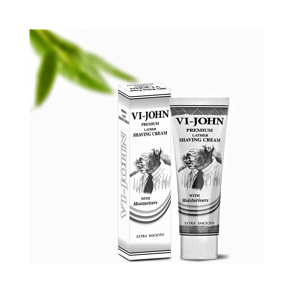 Vi-John Premium Lather Shaving Cream with Moisturisers (91gm Each) Extra Smooth - Image 6