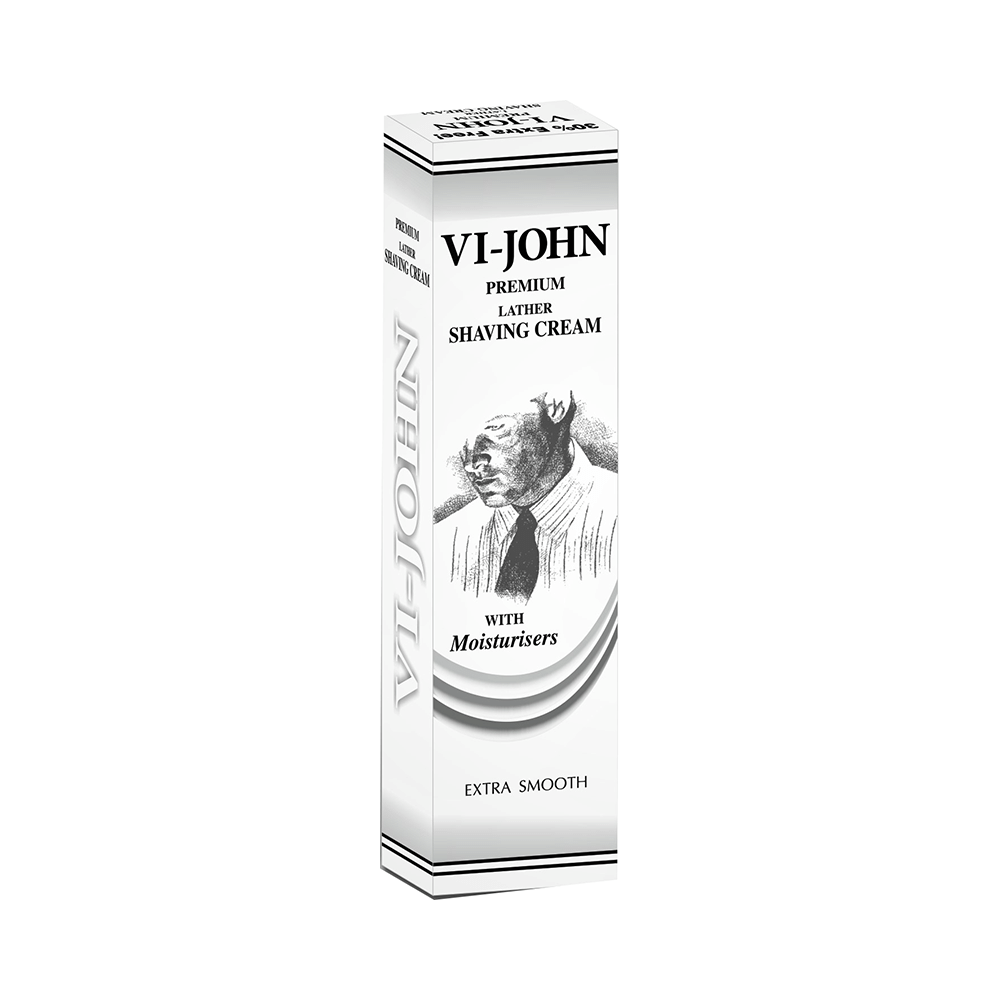Vi-John Premium Lather Shaving Cream with Moisturisers (91gm Each) Extra Smooth