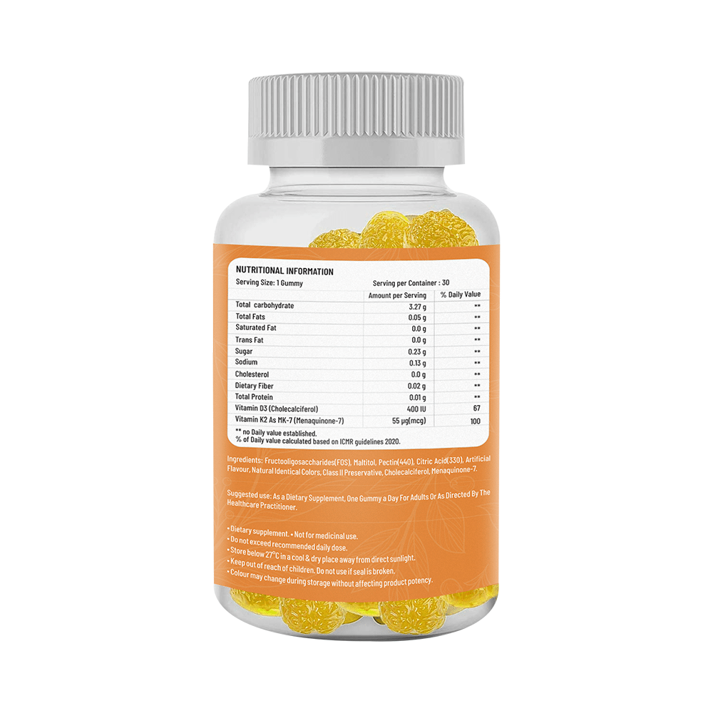 Top Gummy Vitamin D3 + K2 Gummies Mixed Fruit - Image 2