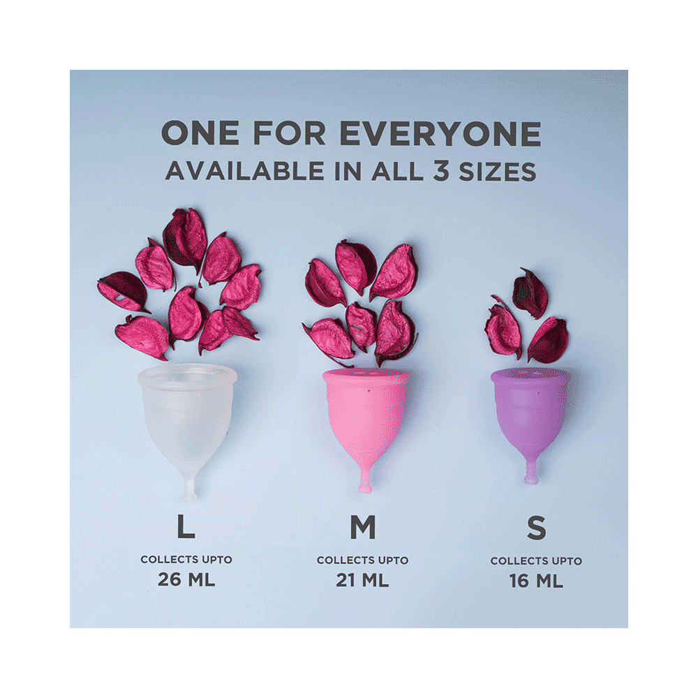 Pee Safe Reusable Menstrual Cup with Medical Grade Silicone for Women Large - Image 5