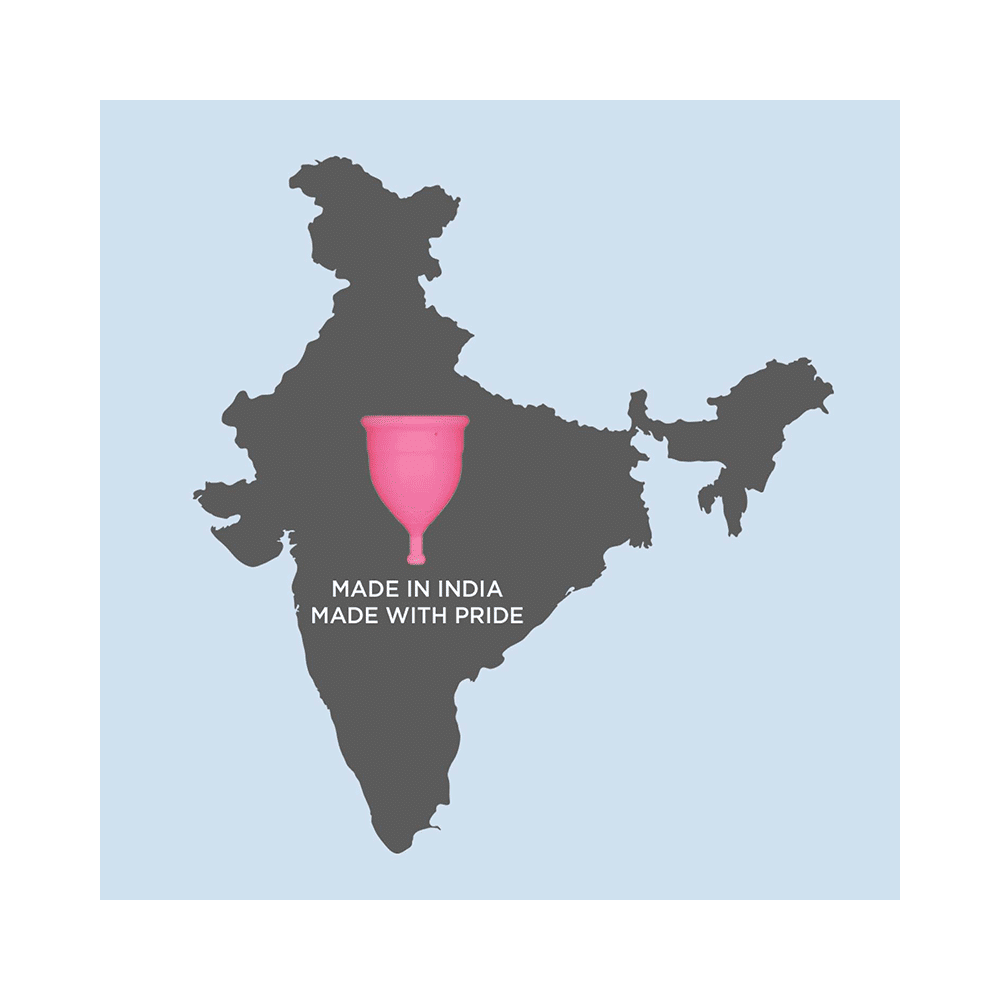 Pee Safe Reusable Menstrual Cup with Medical Grade Silicone for Women Large - Image 4