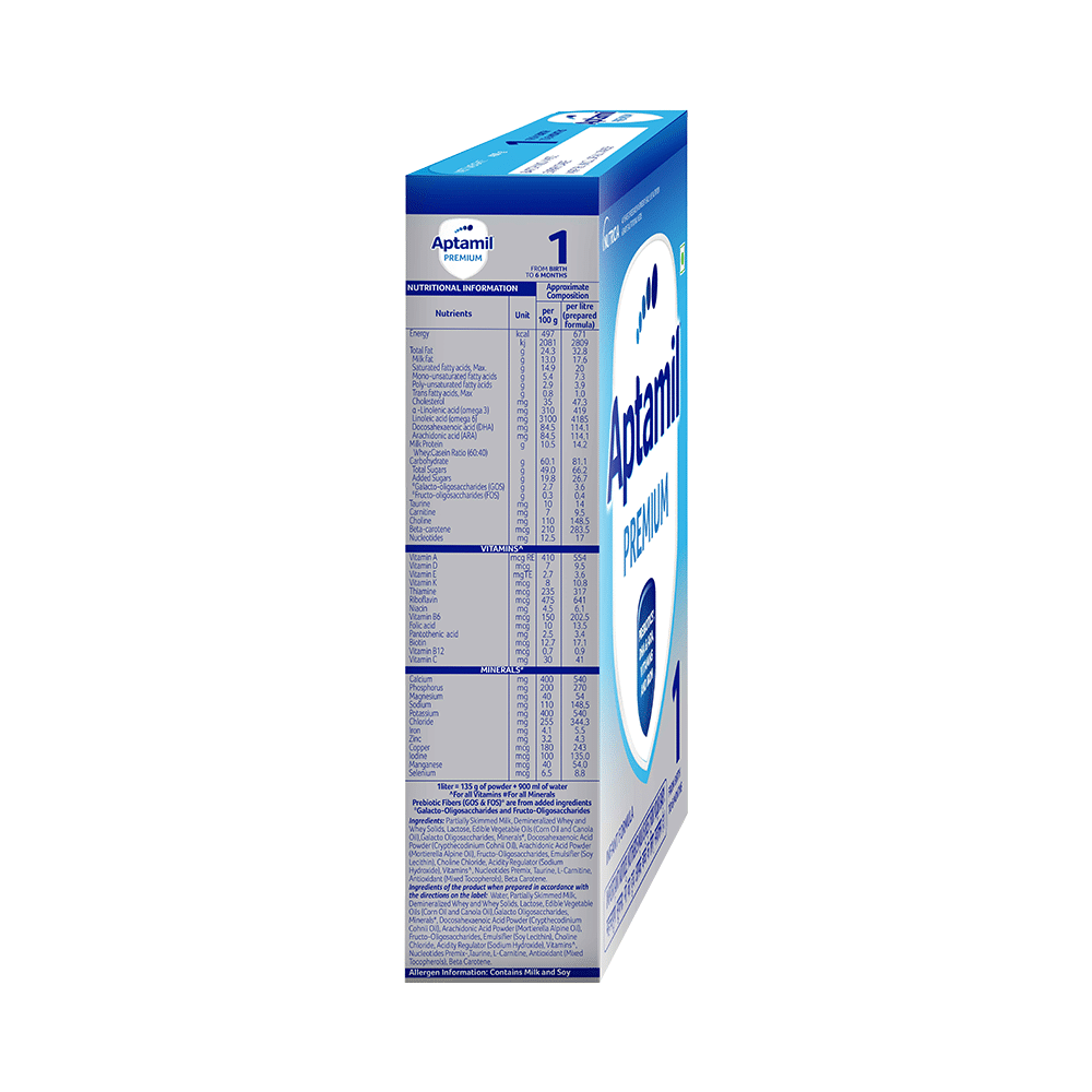 Aptamil Premium Stage 1 from Birth to 6 Month Infant Formula - Image 2