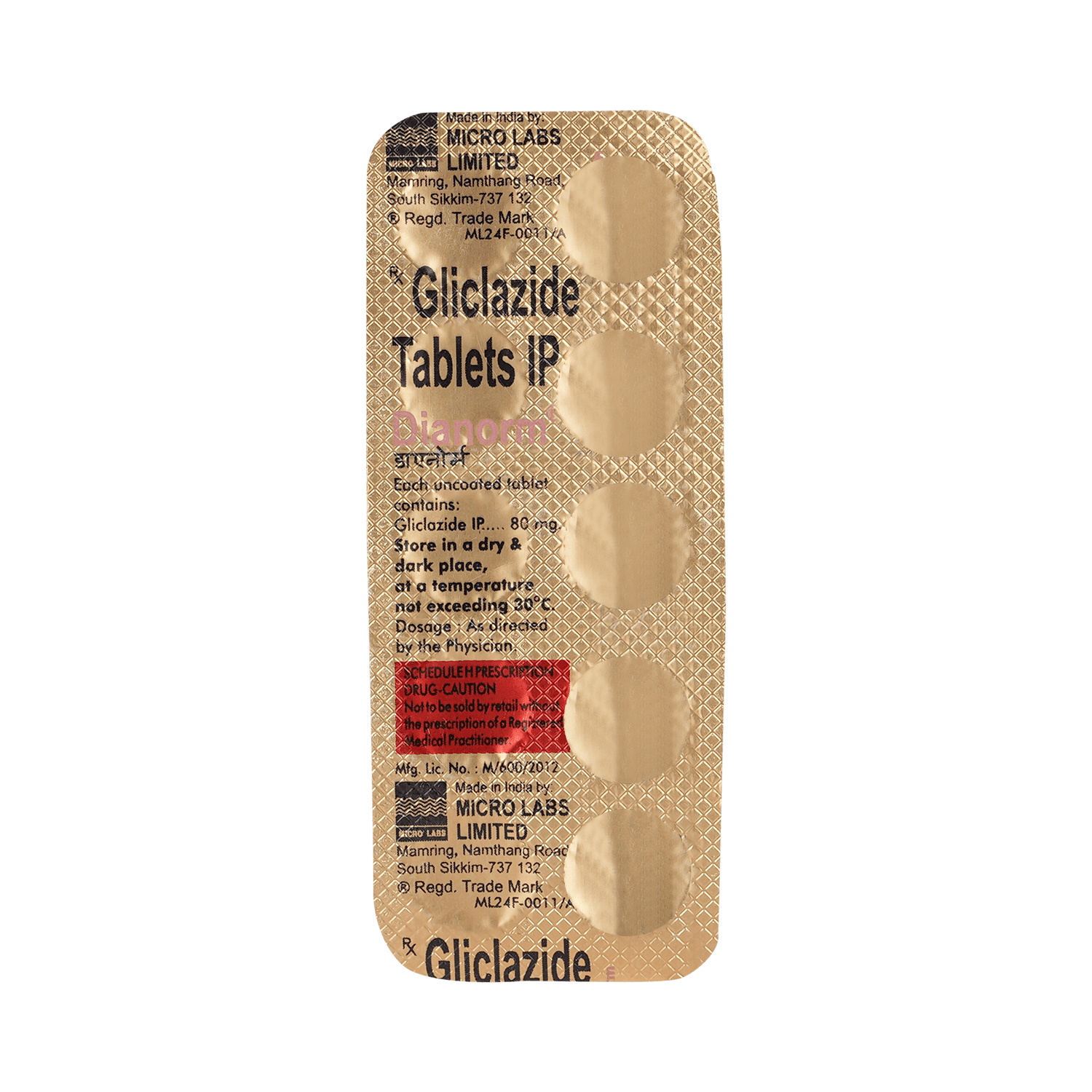 Dianorm 80mg Tablet - Image 4