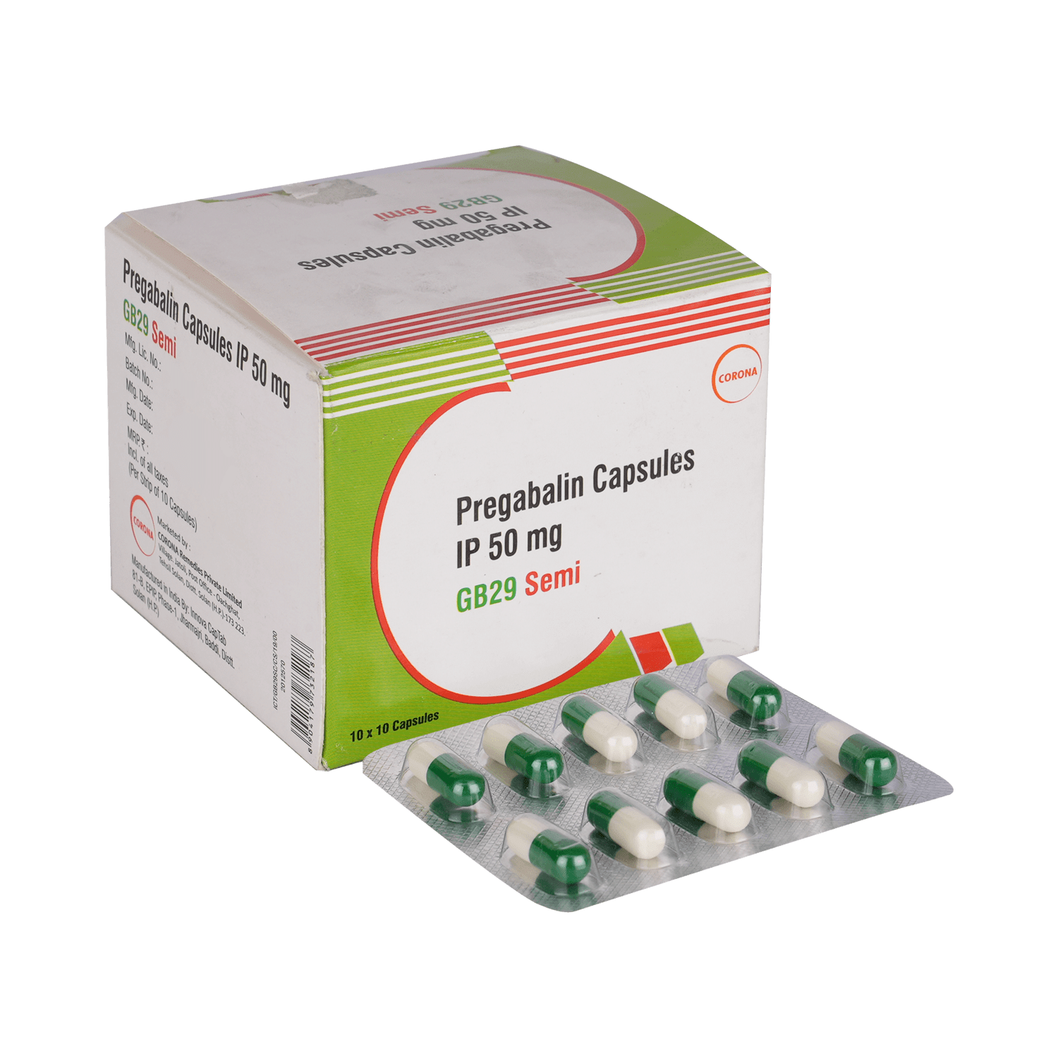 GB 29 Semi 50mg Capsule