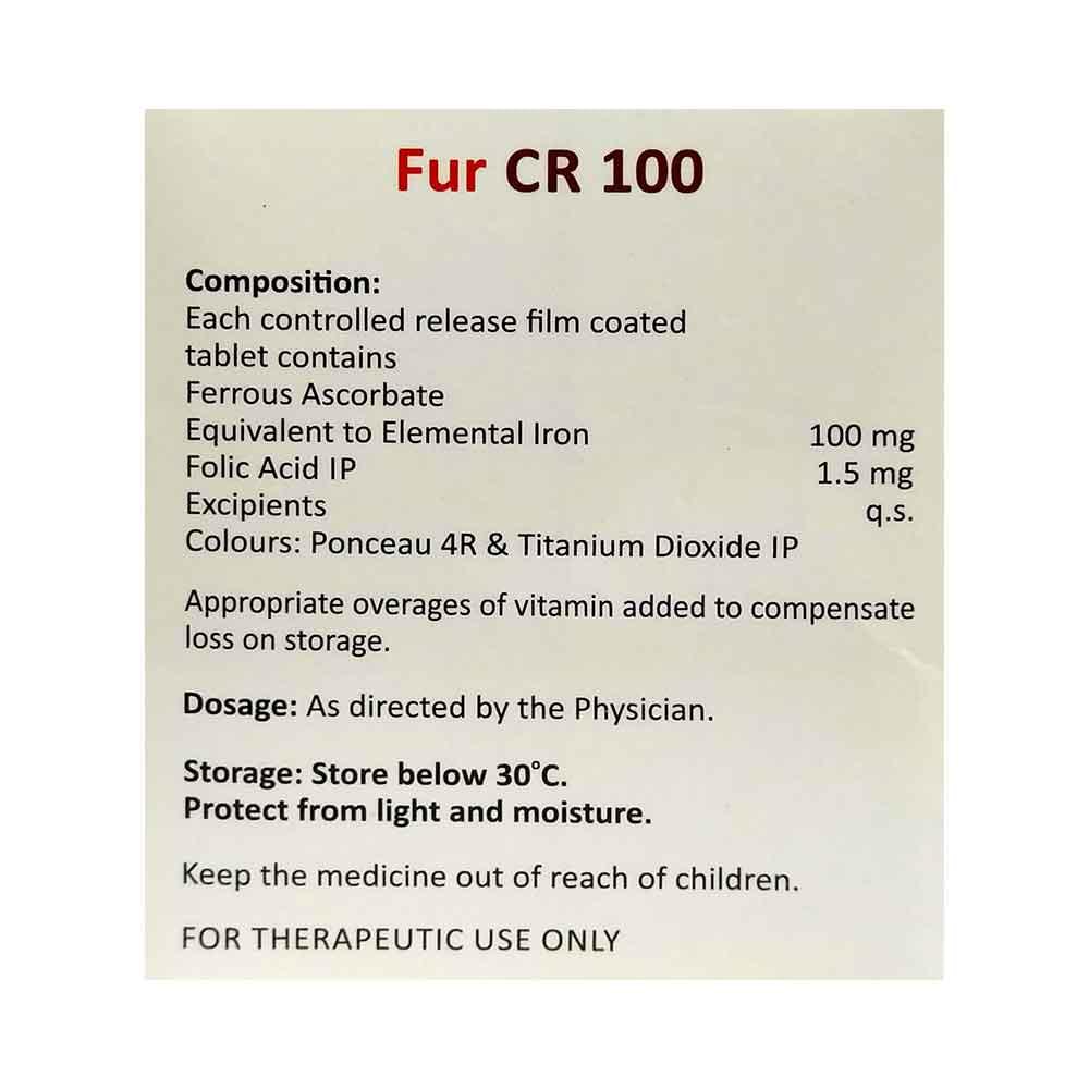 Fur CR 100mg Tablet - Image 2