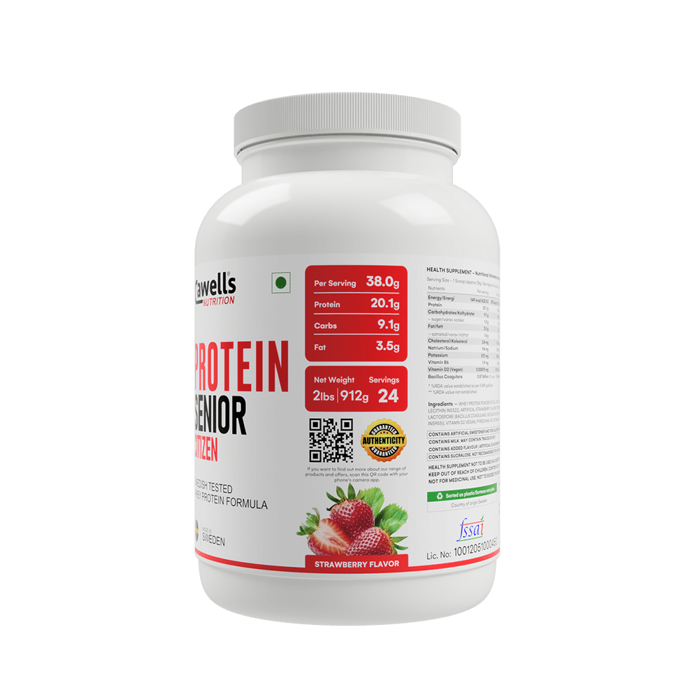 Cawells Protein Powder for Senior Citizen Strawberry - Image 2