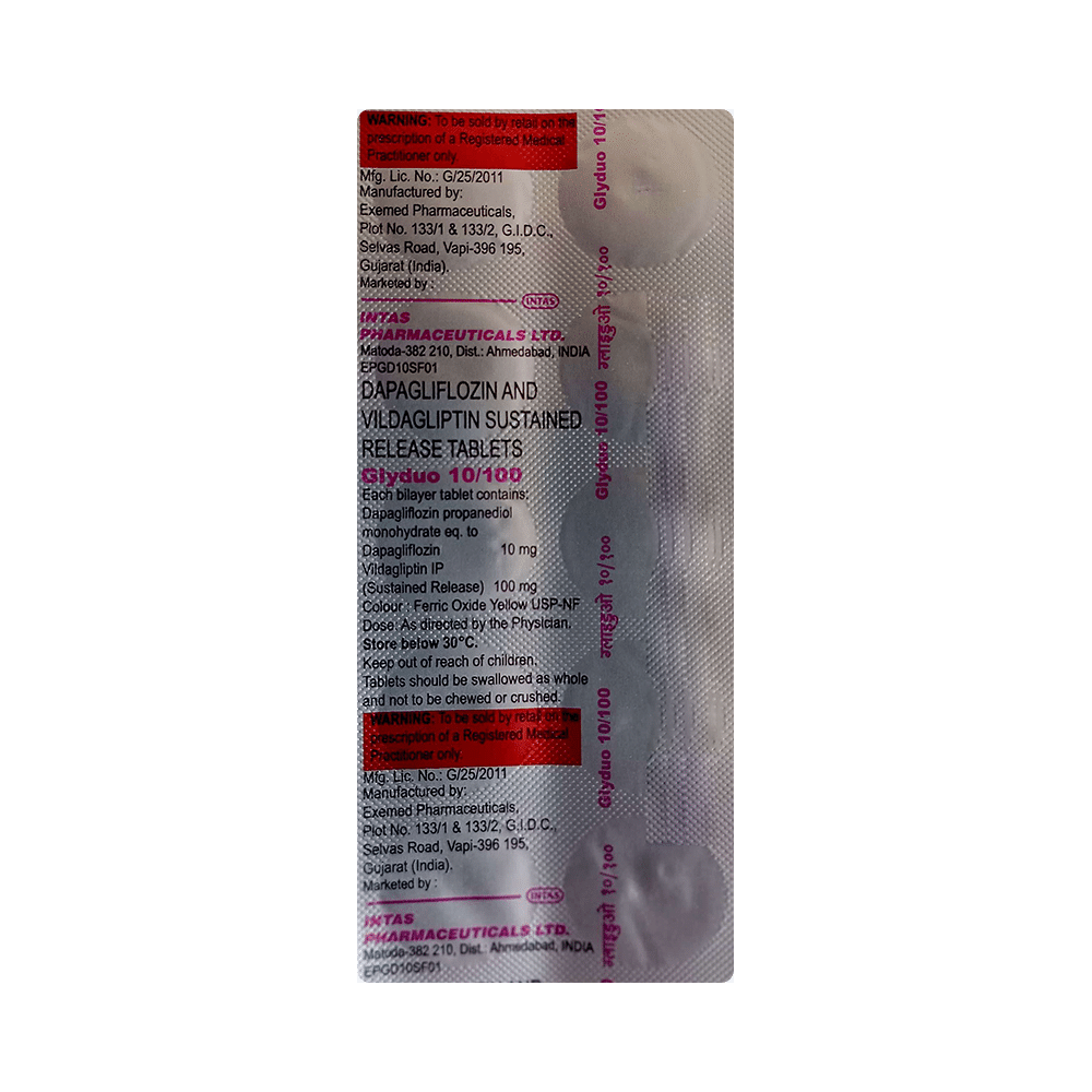 GlyDuo 10/100 Tablet SR - Image 4