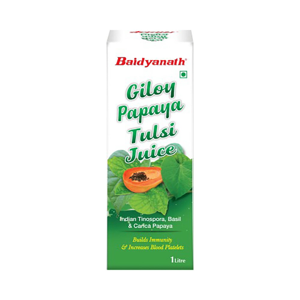 Baidyanath (Noida) Giloy Papaya Tulsi Juice - Image 1