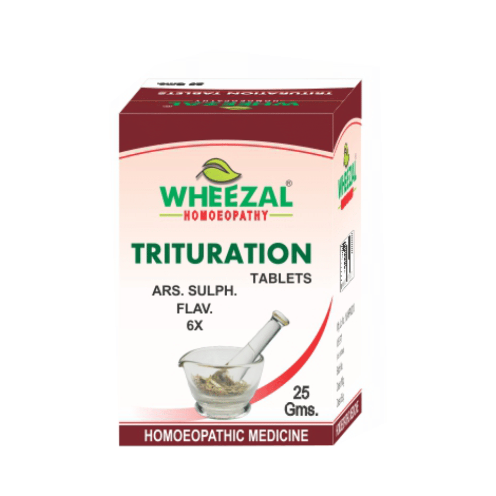 Wheezal Ars. Sulph. Flav. Trituration Tablet 6X - Image 1