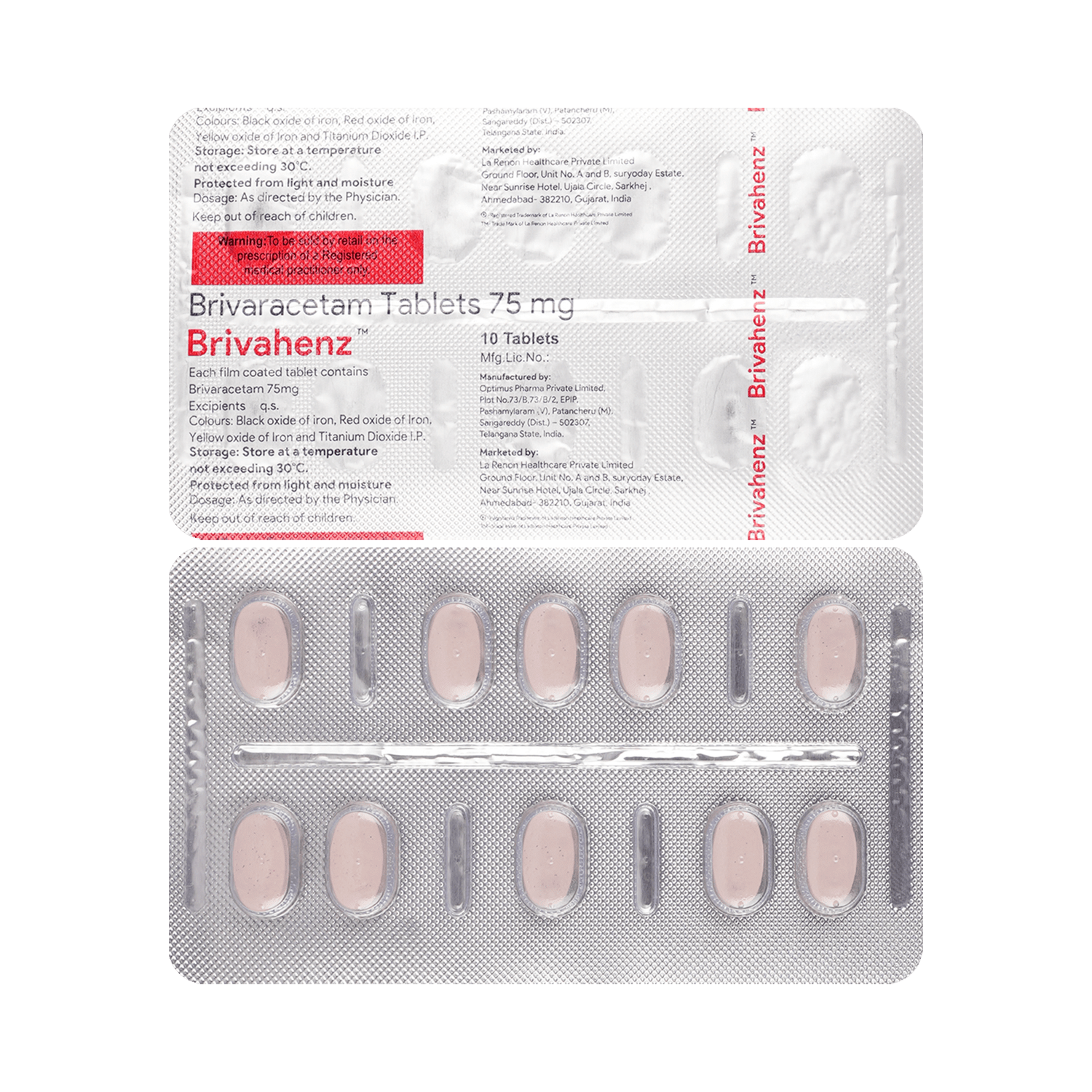 Brivahenz 75mg Tablet - Image 1