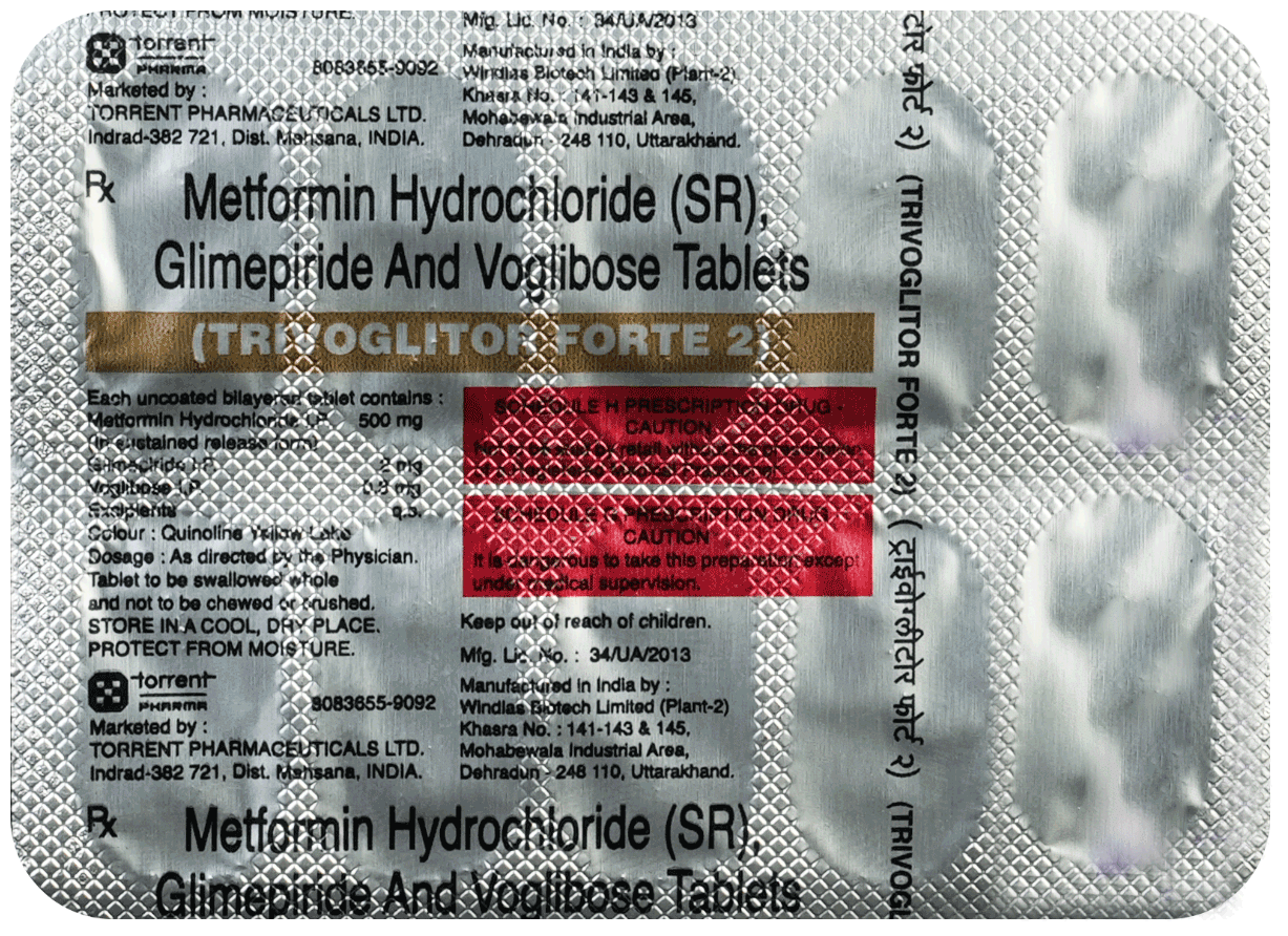 Trivoglitor Forte 2 Tablet SR