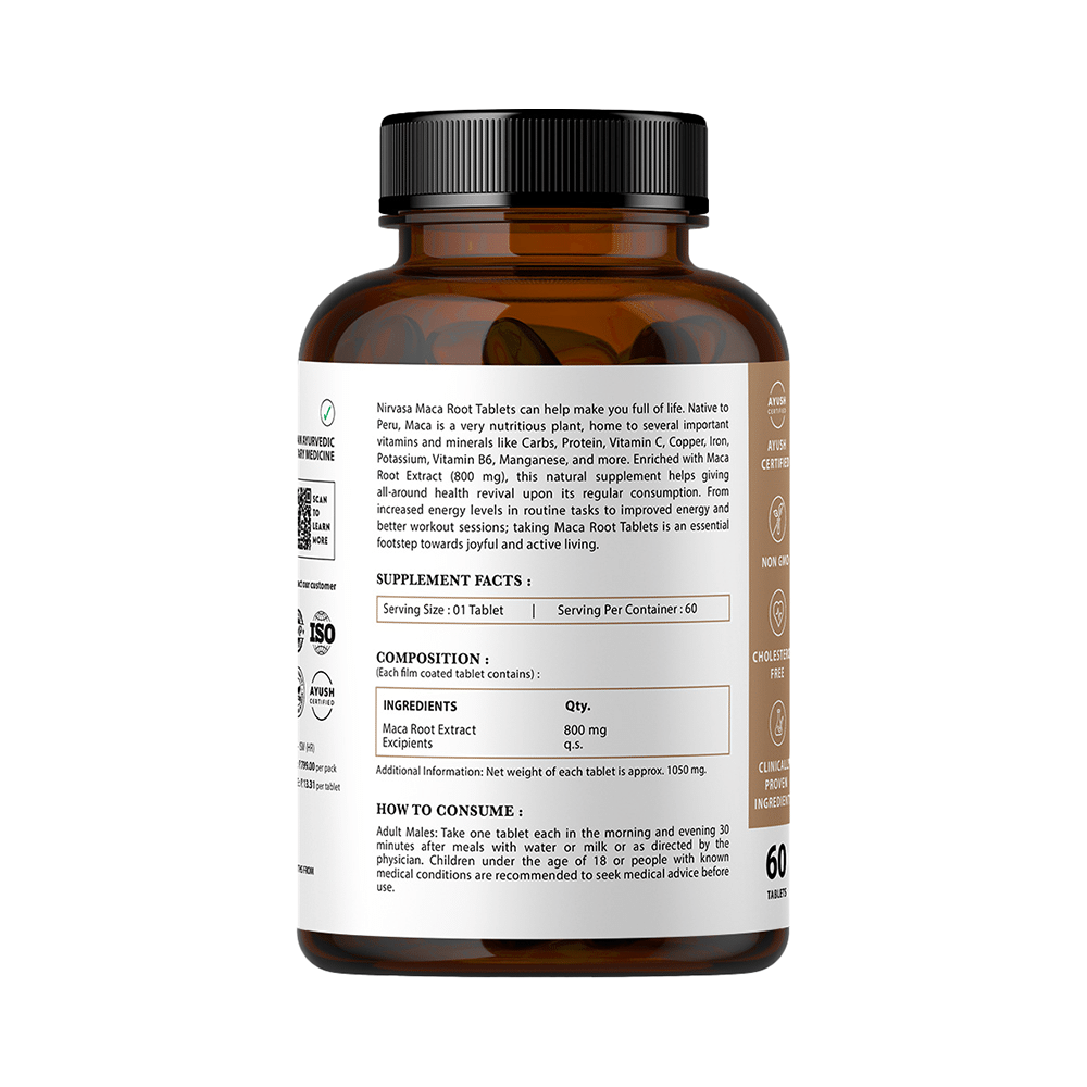Nirvasa Maca Root Tablet (60 Each) - Image 2