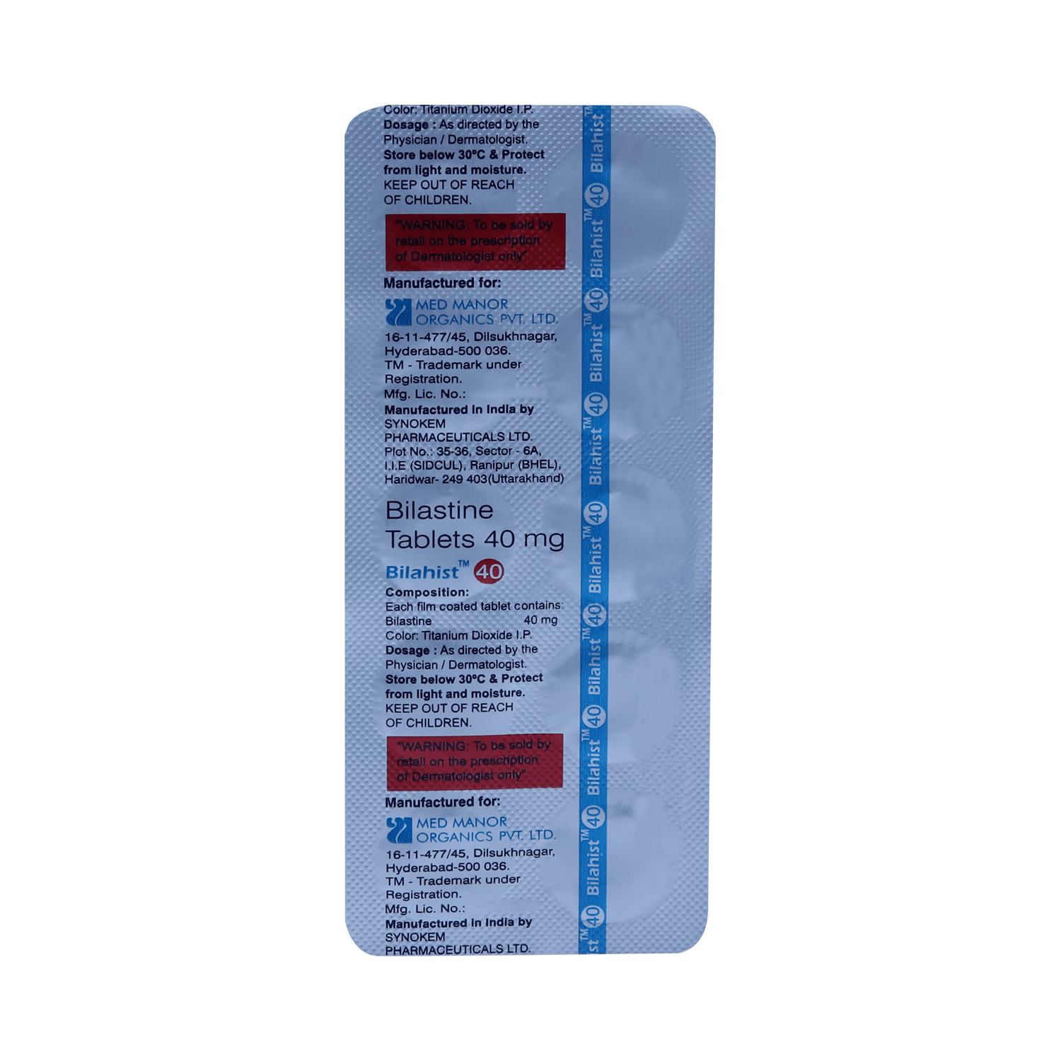Bilahist 40mg Tablet - Image 6