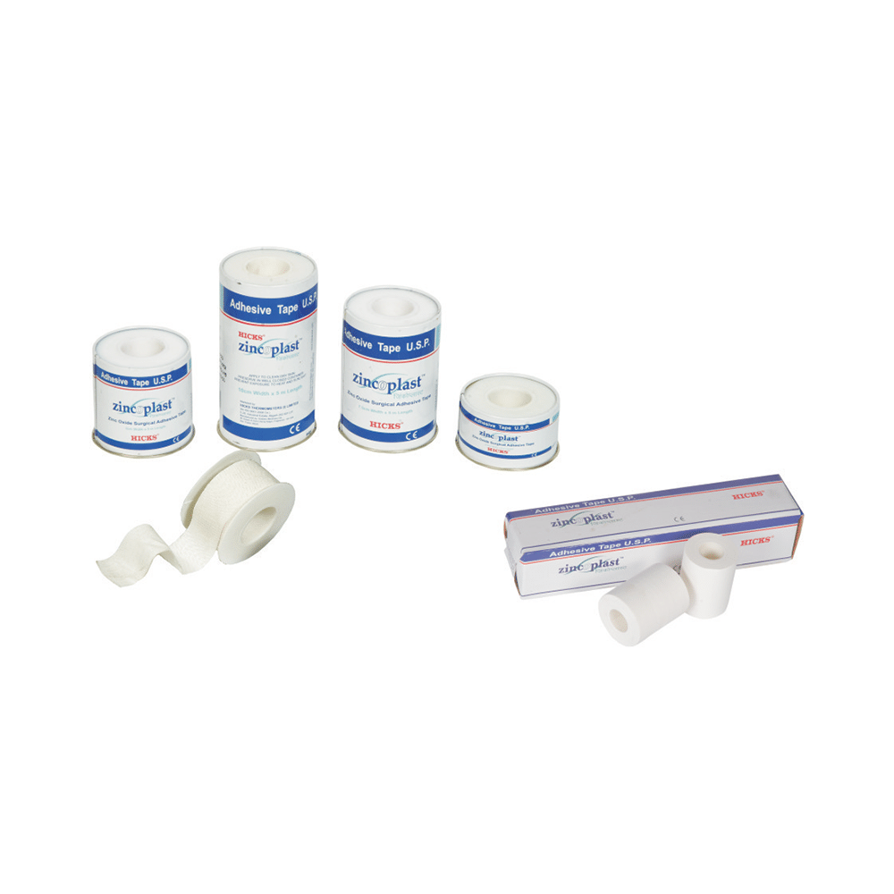 Hicks Zincoplast Zinc Oxide Surgical Adhesive Tape 7.5cm x 5m - Image 2