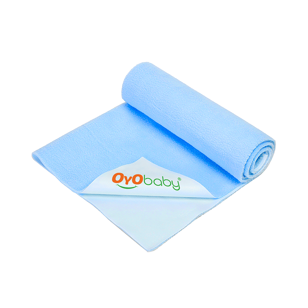 Oyo Baby Waterproof Bed Protector Baby Dry Sheet XXL Blue