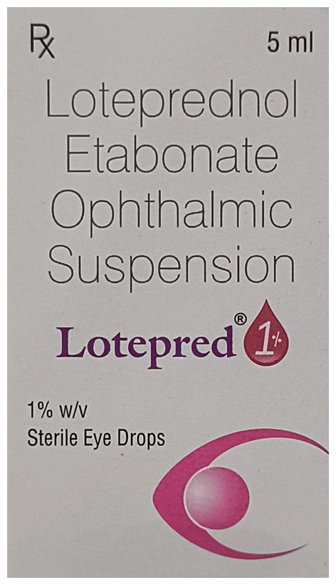 Lotepred 1% Ophthalmic Suspension - Image 1