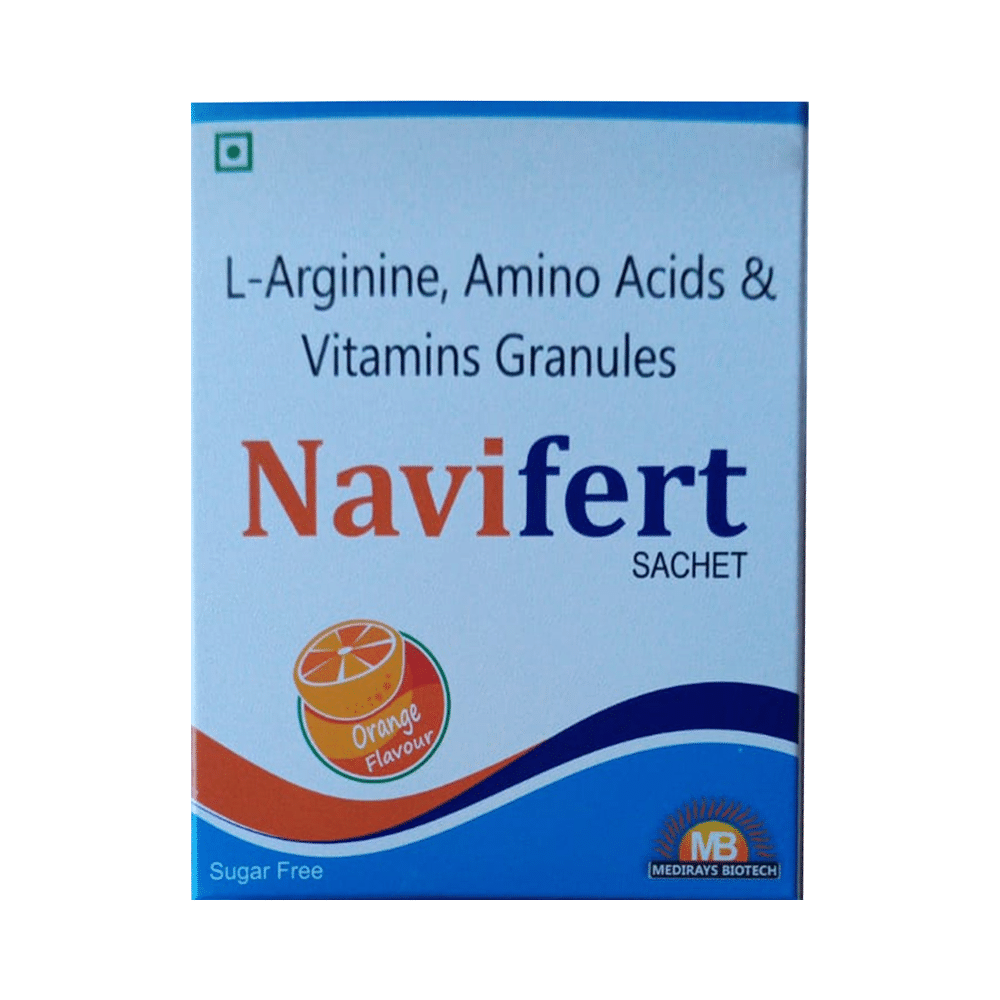 Navifert Sachet Orange Sugar Free