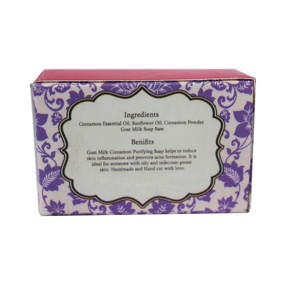 Mirah Belle Goat Milk, Cinnamon Purifying Soap - Image 2