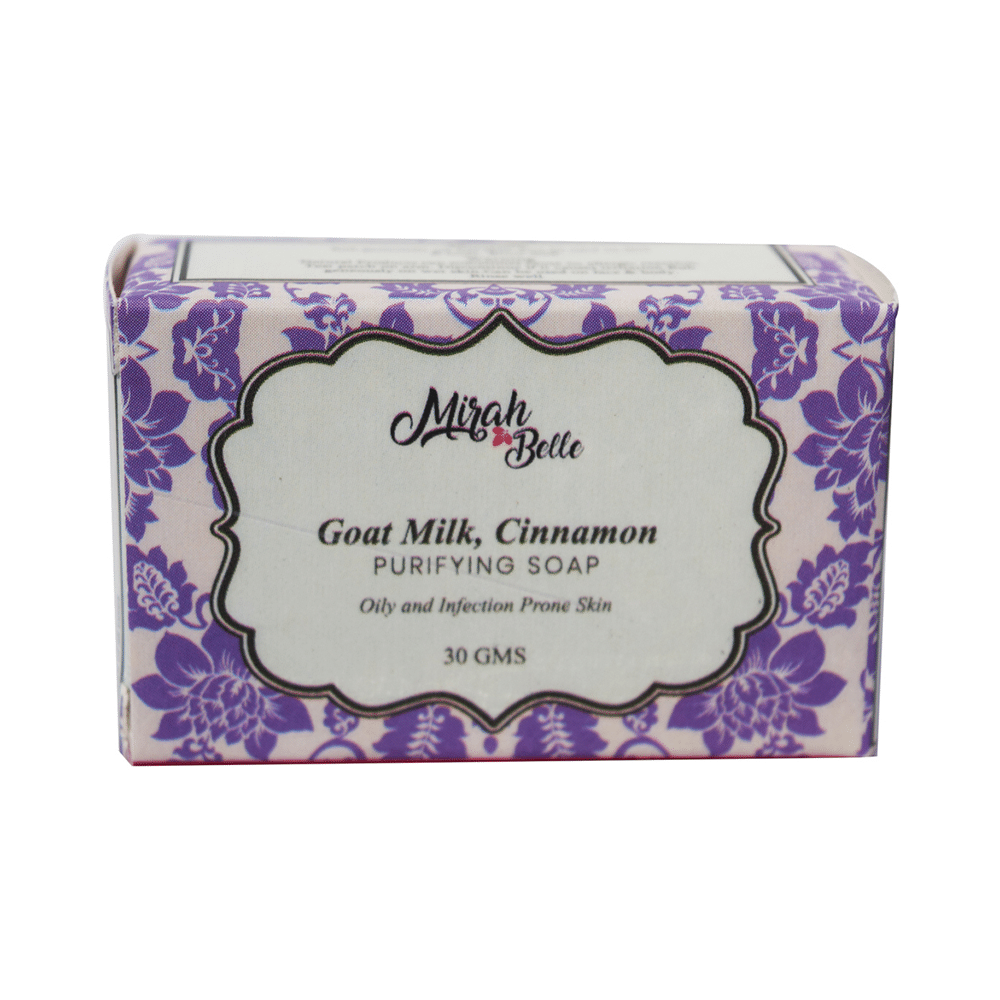 Mirah Belle Goat Milk, Cinnamon Purifying Soap - Image 1