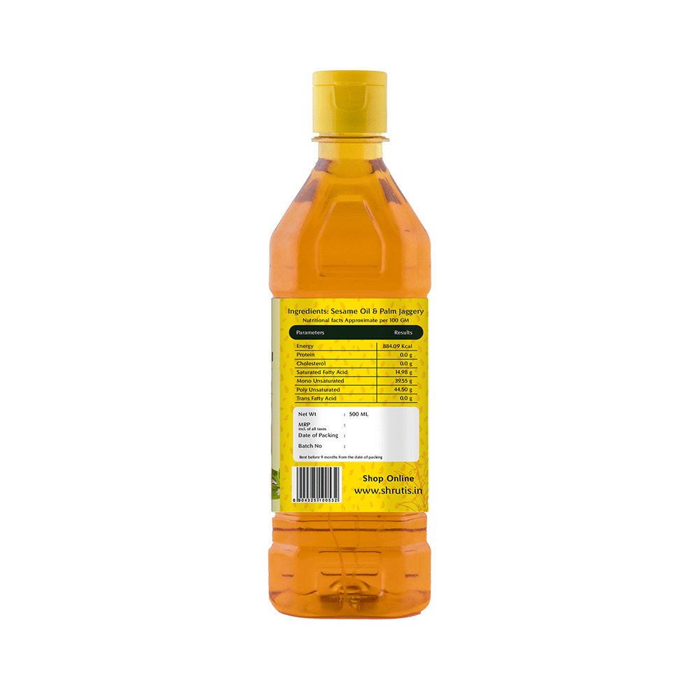 Shruti's Premium Wooden Cold Pressed Sesame Oil - Image 4