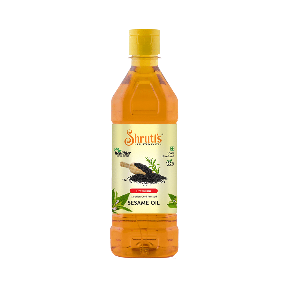 Shruti's Premium Wooden Cold Pressed Sesame Oil - Image 1