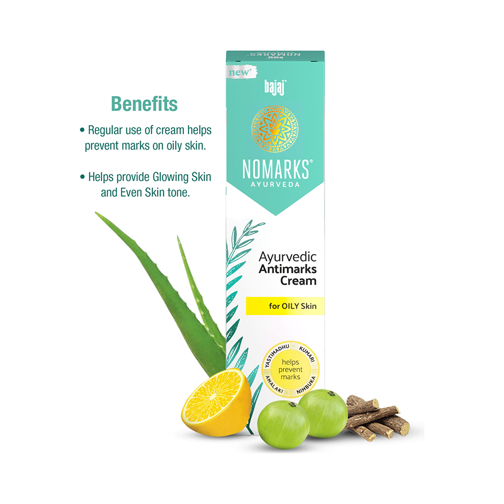 Bajaj Nomarks Ayurvedic Antimarks Cream Oily Skin - Image 5