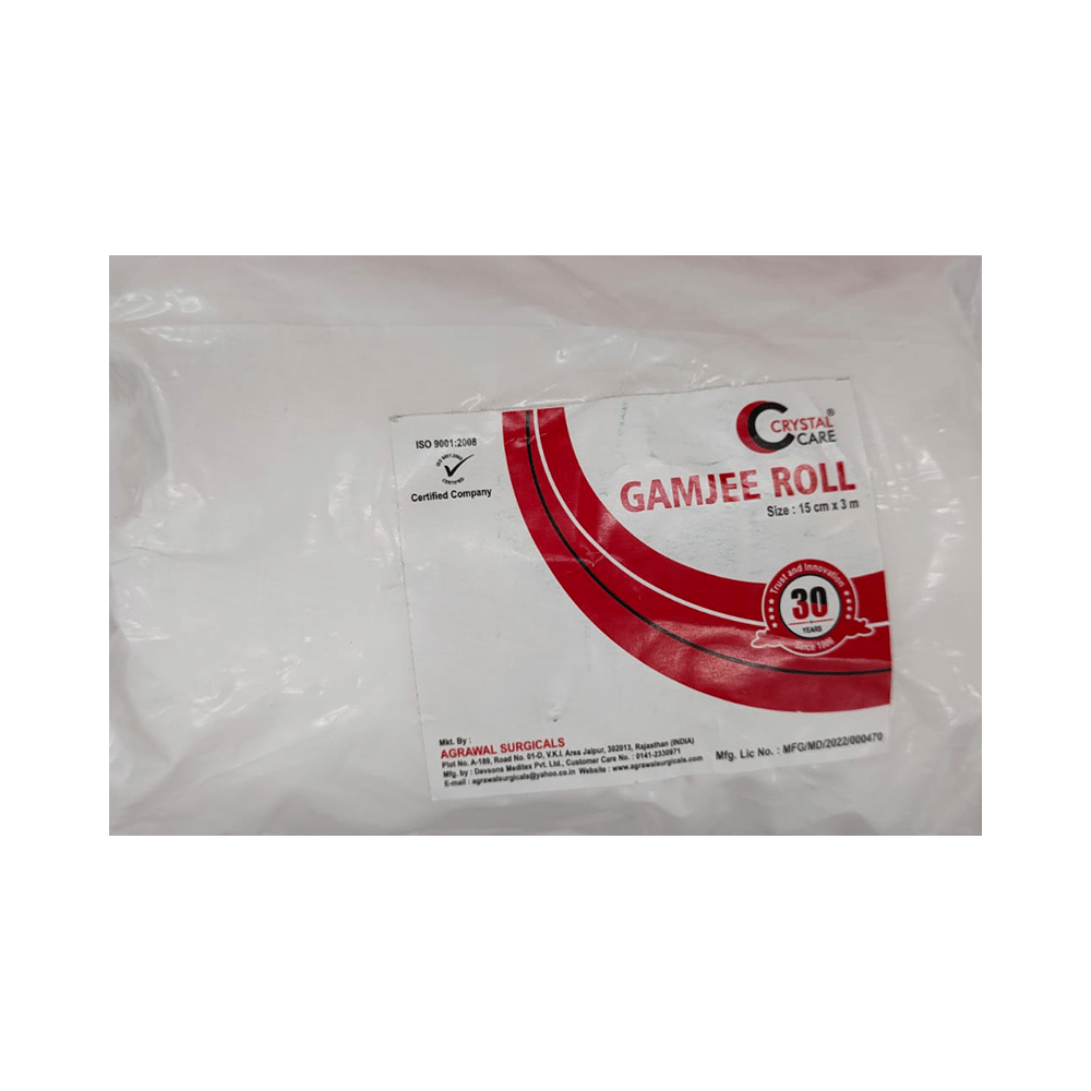 Crystal Care Gamjee Roll 15cm x 3m