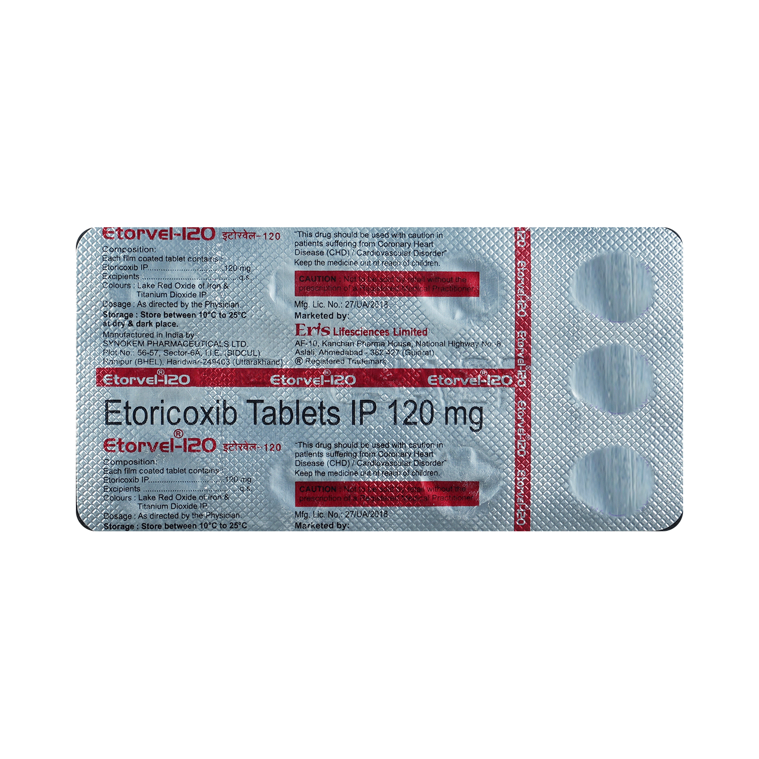 Etorvel 120mg Tablet - Image 3