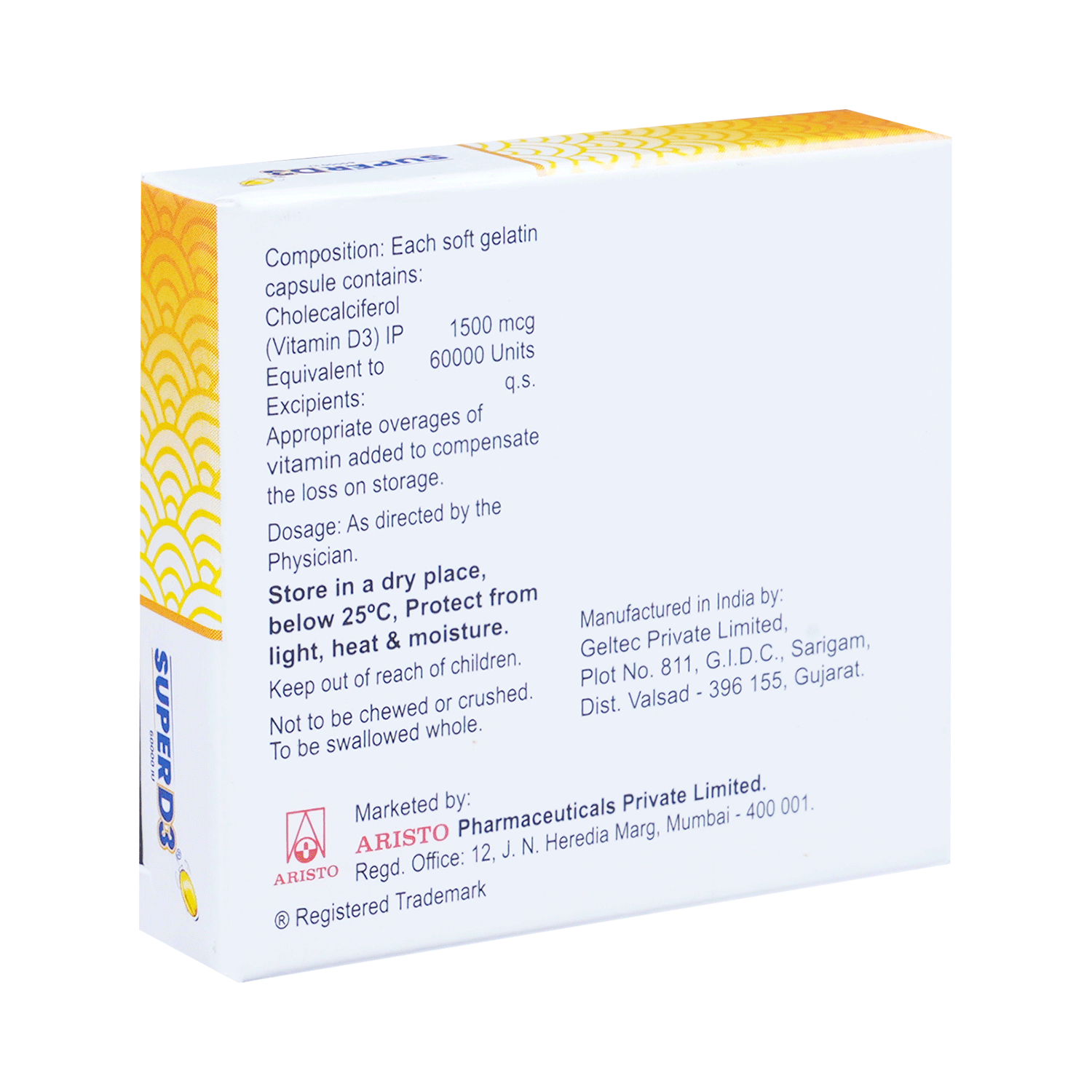 Super D3 60000IU Capsule - Image 3