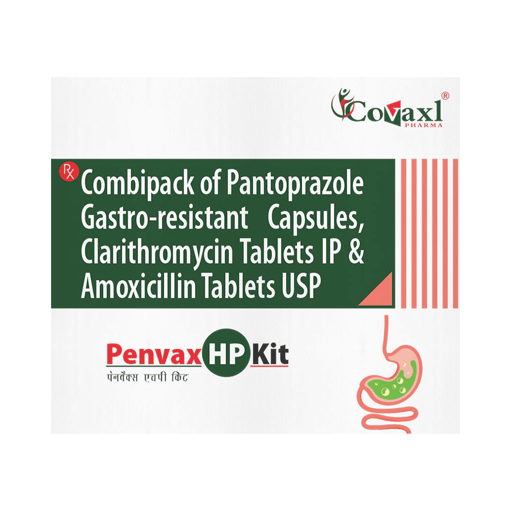 Penvax HP Kit 500mg Tablet