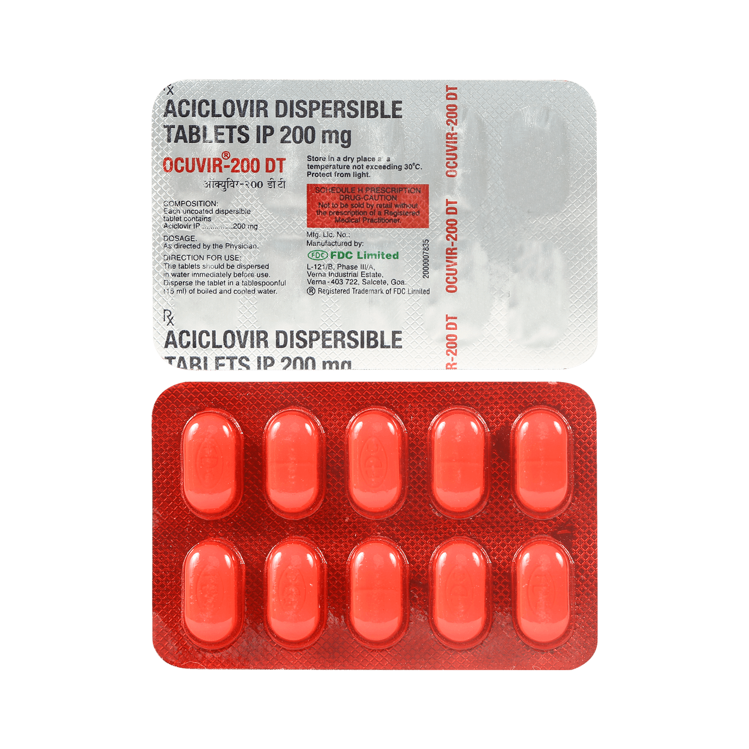 Ocuvir 200 DT Tablet