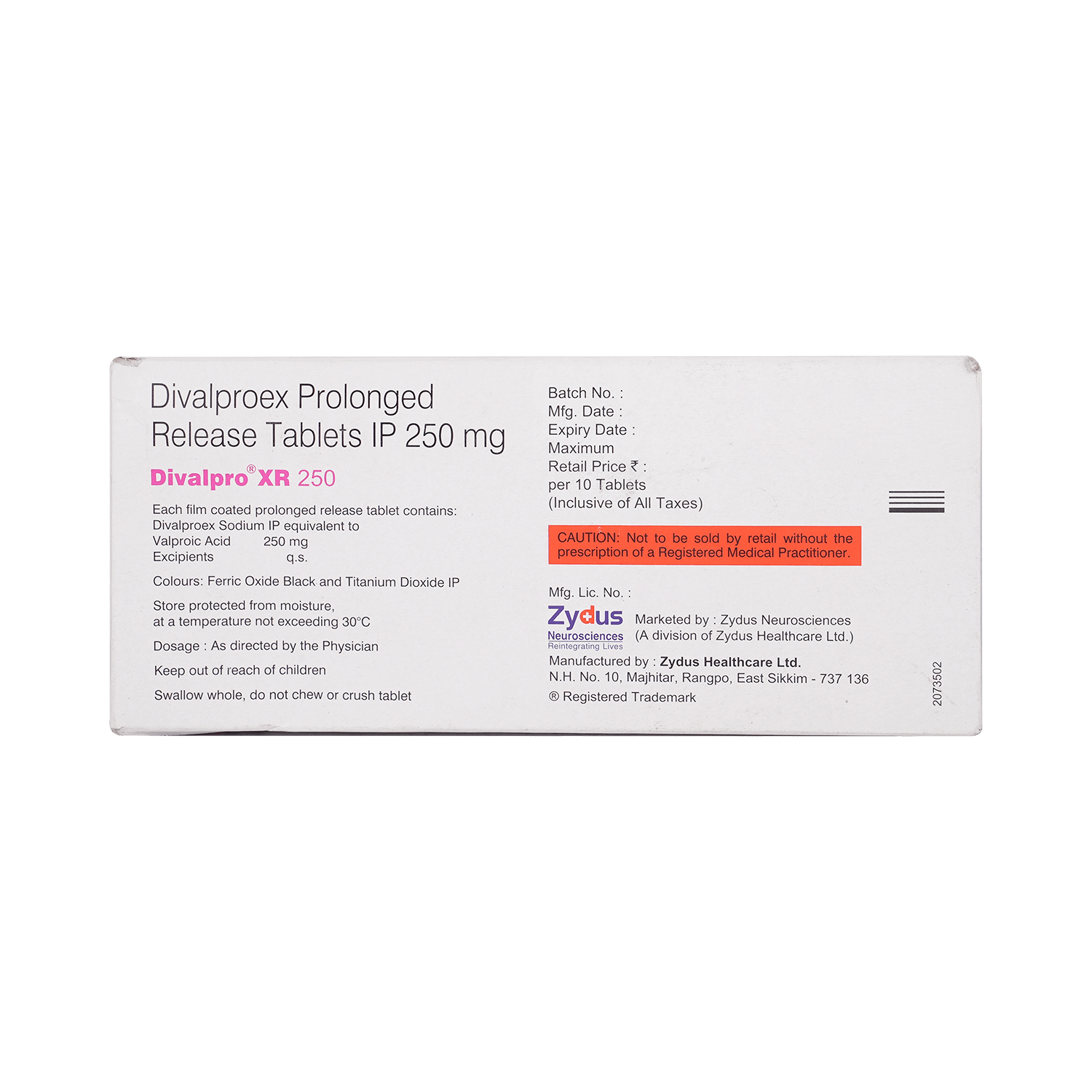 Divalpro XR 250 Tablet - Image 3