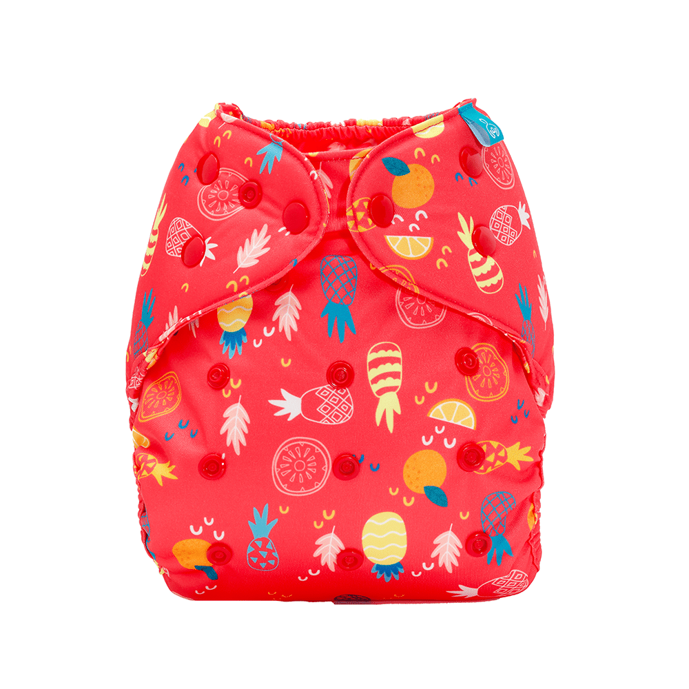 Bumberry Adjustable Reusable Cloth Diaper Cover Without Inserts Pineapple