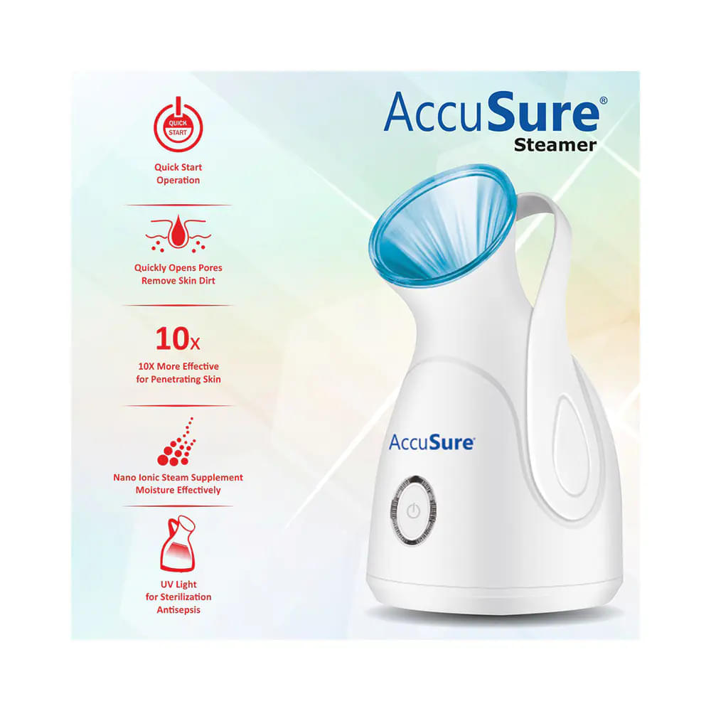 AccuSure Nano Ionic Facial Steamer - Image 2