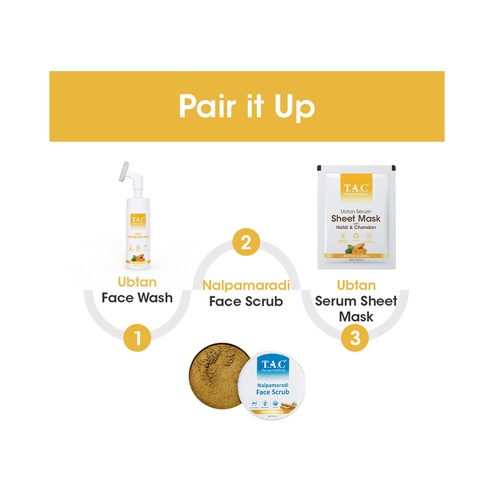 TAC The Ayurveda Co. Ubtan Foaming Face Wash - Image 8