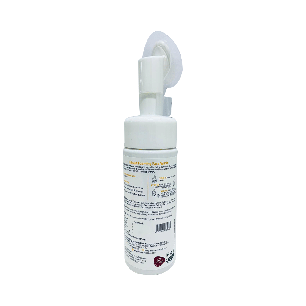 TAC The Ayurveda Co. Ubtan Foaming Face Wash - Image 3