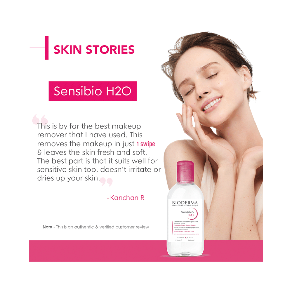Bioderma Sensibio H2O Make-up Removing Micellar Water & Cleanser | For Sensitive Skin - Image 6