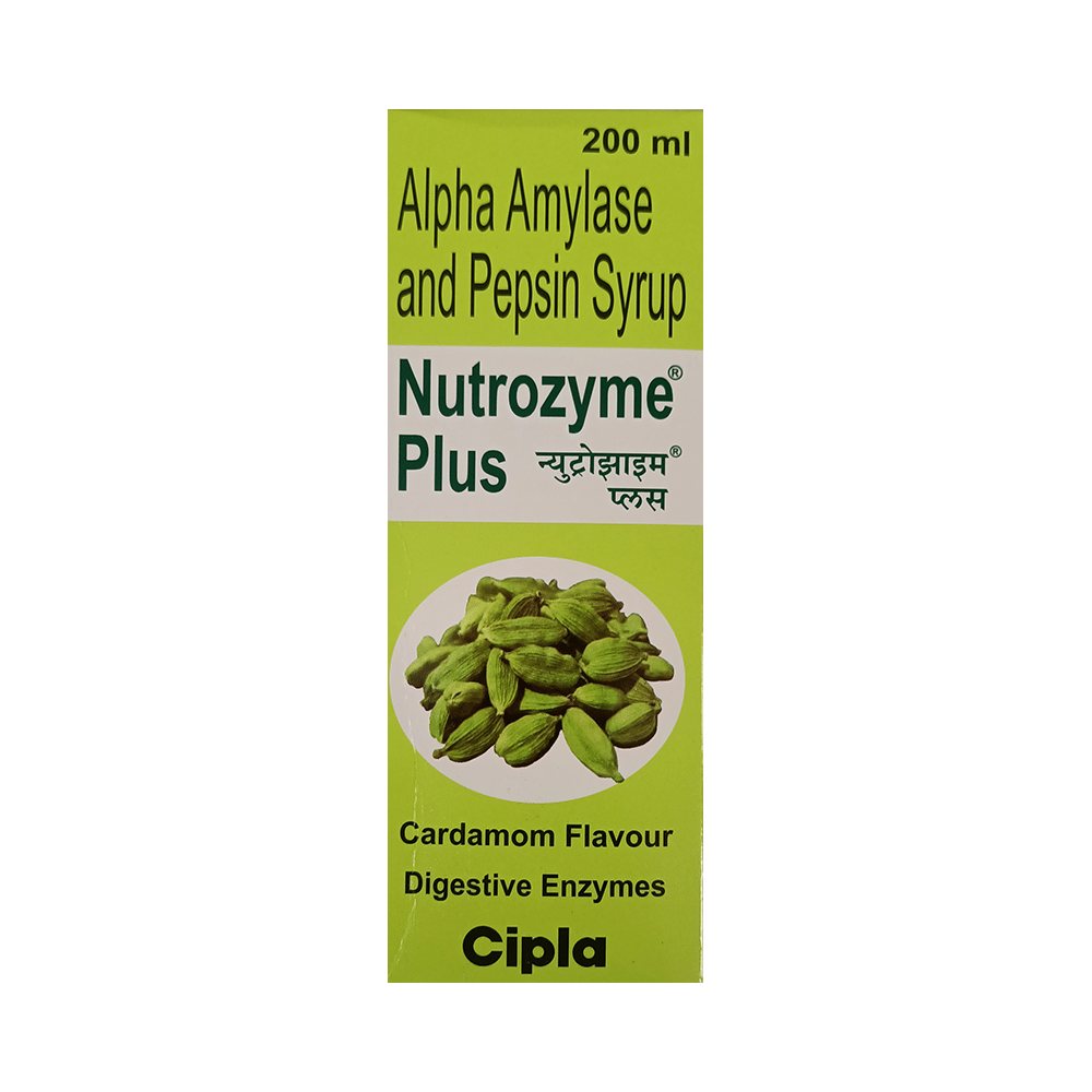 Nutrozyme Plus Syrup Cardamom - Image 1