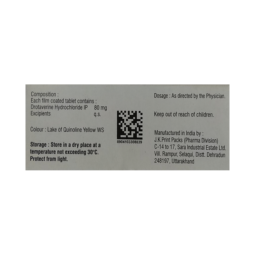 Drotikind 80mg Tablet - Image 2