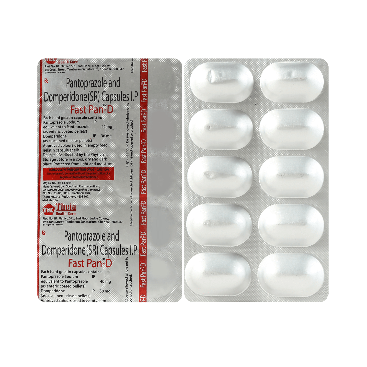 Fastpan D 30mg/40mg Capsule - Image 1
