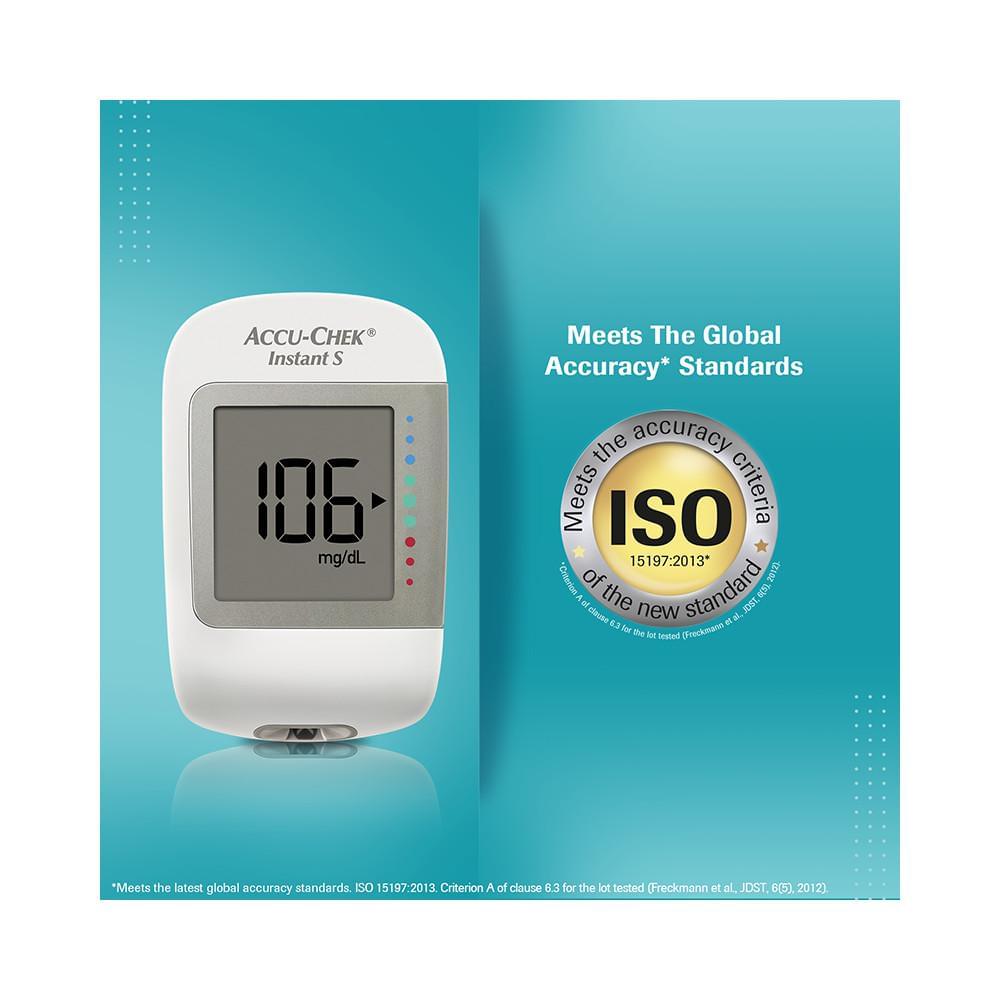 Instant S Blood Glucometer with 10 Test Strips Free | Blood Glucose Monitors - Image 6