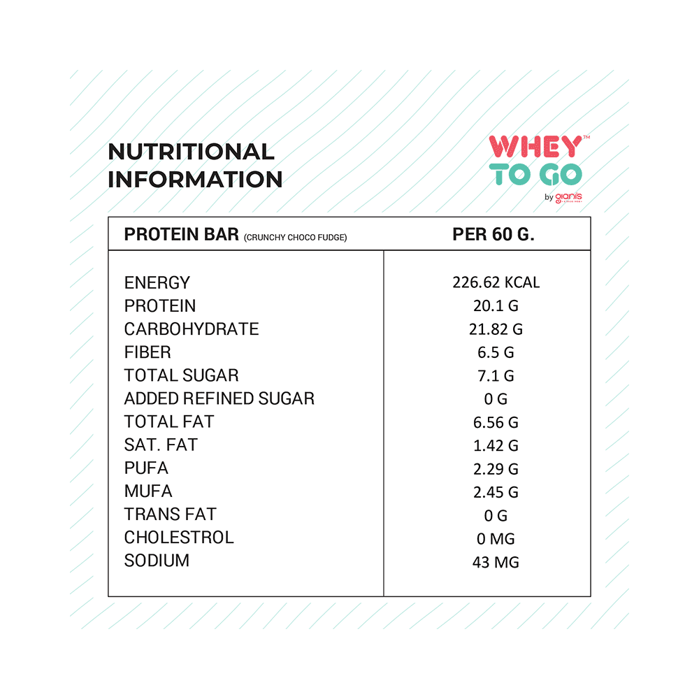 Whey To Go Protein Bar Crunchy Choco Fudge - Image 7