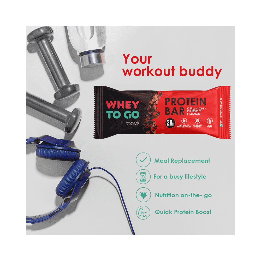 Whey To Go Protein Bar Crunchy Choco Fudge - Image 6