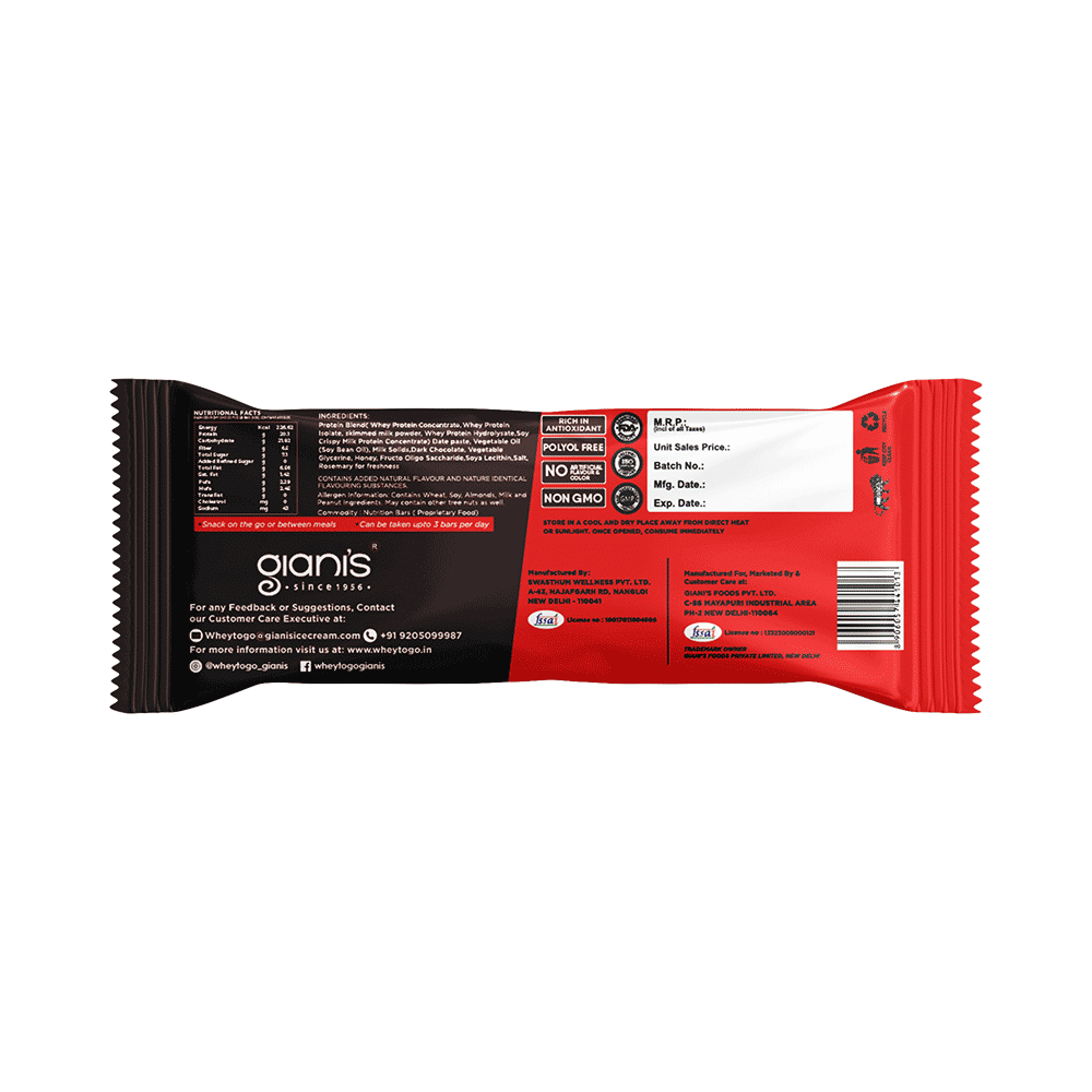 Whey To Go Protein Bar Crunchy Choco Fudge - Image 2
