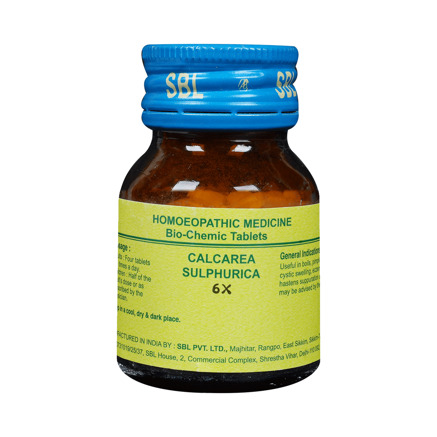 SBL Calcarea Sulphurica Biochemic Tablet 6X - Image 6