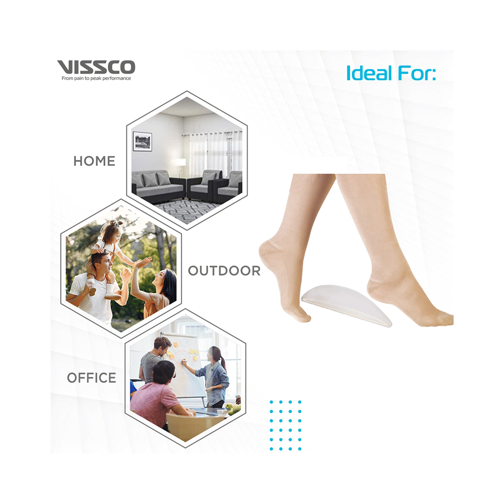Vissco Core 0737 Silicone Medial Arch Support Beige Universal - Image 6