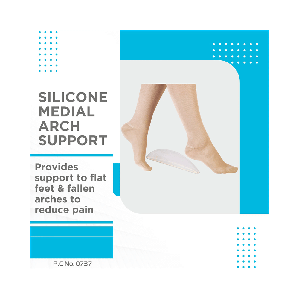Vissco Core 0737 Silicone Medial Arch Support Beige Universal - Image 3