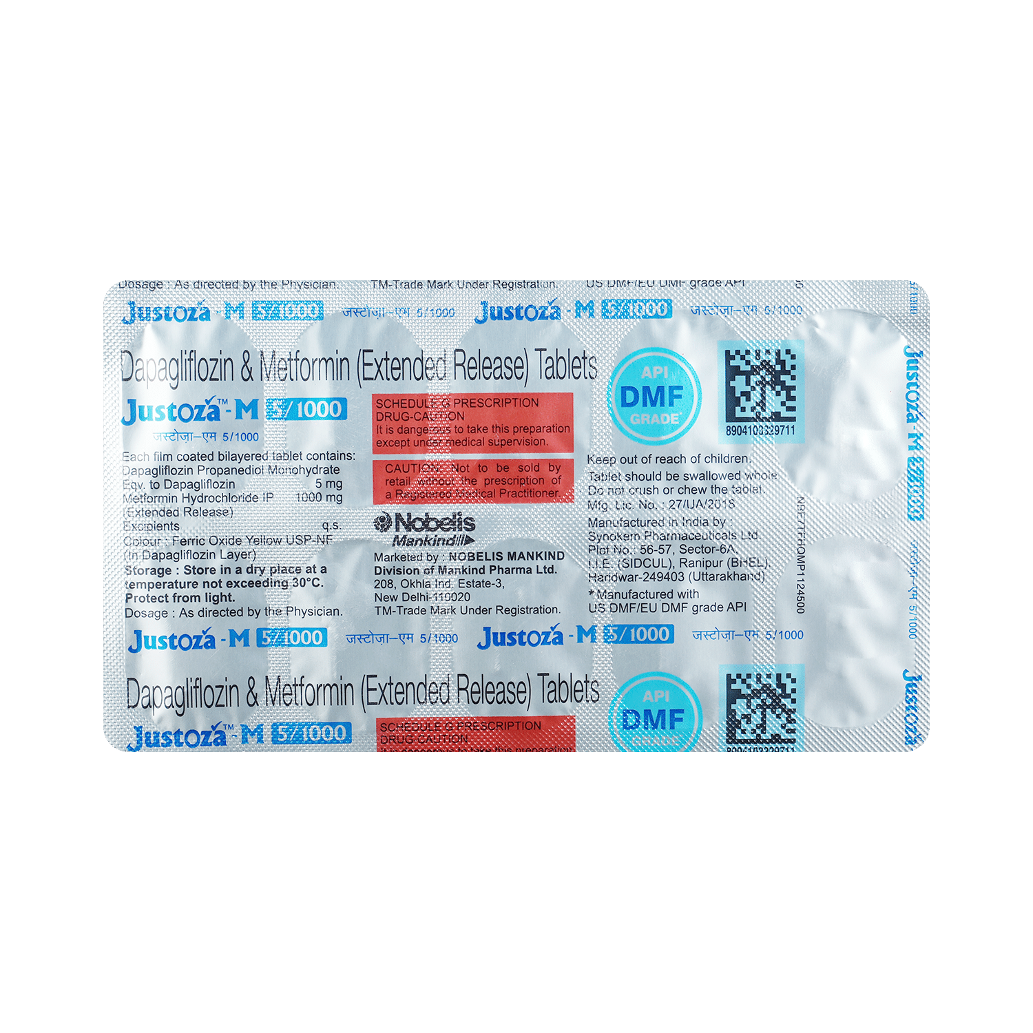 Justoza-M 5/1000 Tablet ER - Image 5