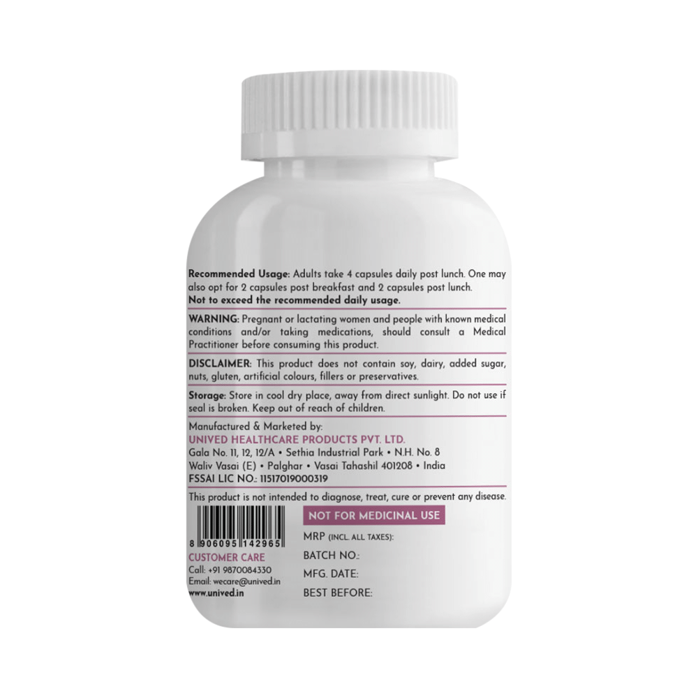 Unived PCOS Management Vegan Capsule - Image 4