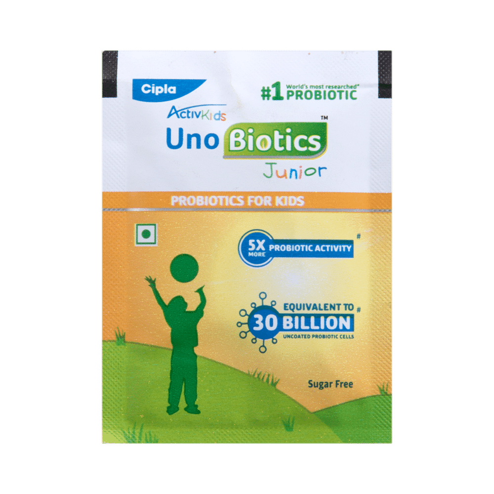 Activkids UnoBiotics Junior Probiotics Sachet for Kids' Gut Health | Sugar Free Sugar Free - Image 4